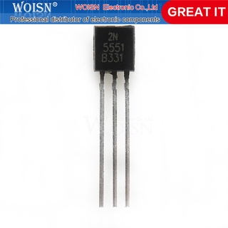 Set 100 linh kiện điện tử 2n5551 To-92 Npn 0.6a 160v Npn tiện dụng