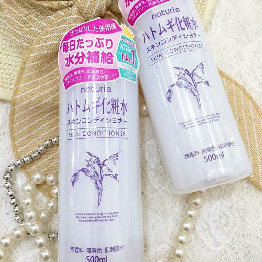 Nước hoa hồng naturie hatomugi skin conditioner lotion