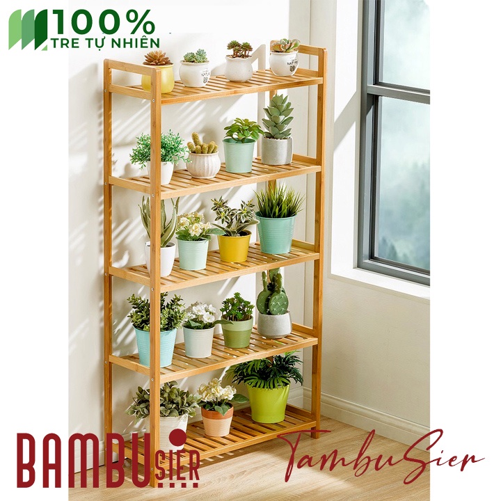 [BAMBOO] Kệ nhà bếp đa năng - kệ gỗ tre để lò vi sóng và đồ dùng nhà bếp, để sách trang trí phòng khách [VERONIA]