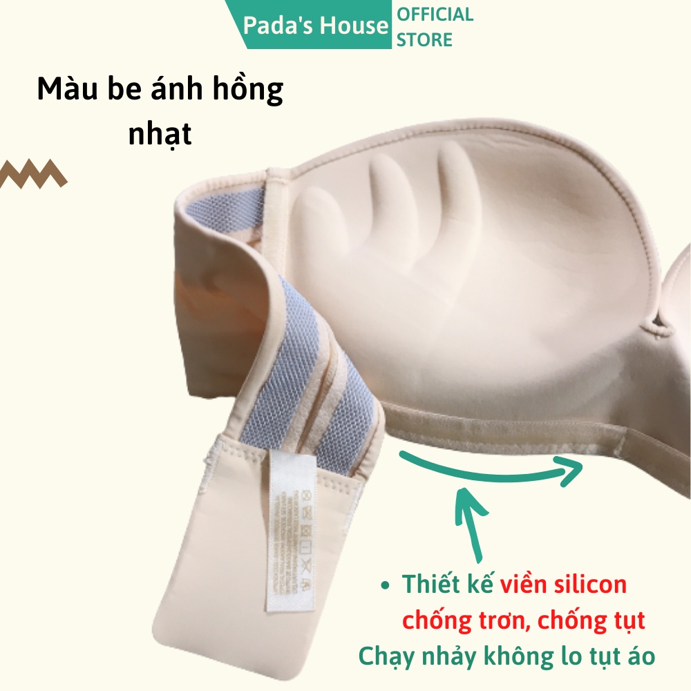 Áo ngực quây chống tuột, áo lót không dây viền silicon (có clip) | WebRaoVat - webraovat.net.vn