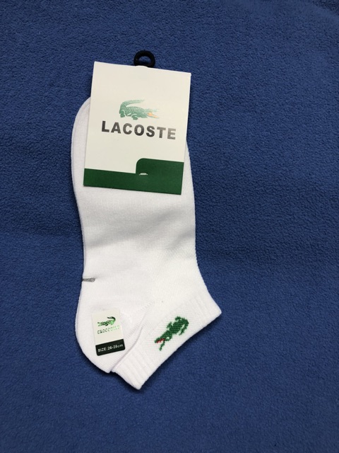 COMBO 5 ĐÔI TẤT NAM LACOSTE CỔ NGẮN