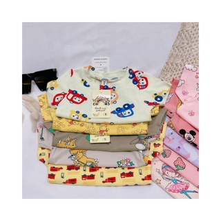 Bộ quân áo cotton BABY SUP nhiều mẫu ngộ nghĩnh cho bé cân nặng 8-20kg