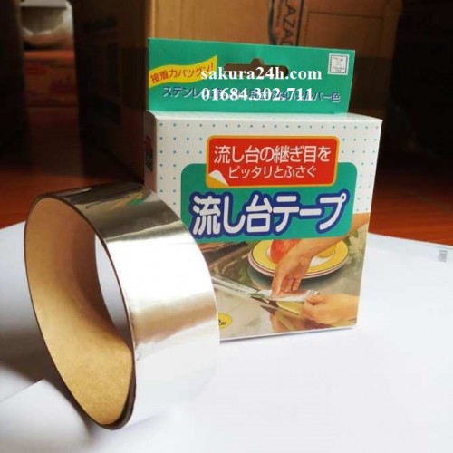 Băng dính nhôm dán kẽ hở ở bếp, bồn rửa bát Nhật Bản