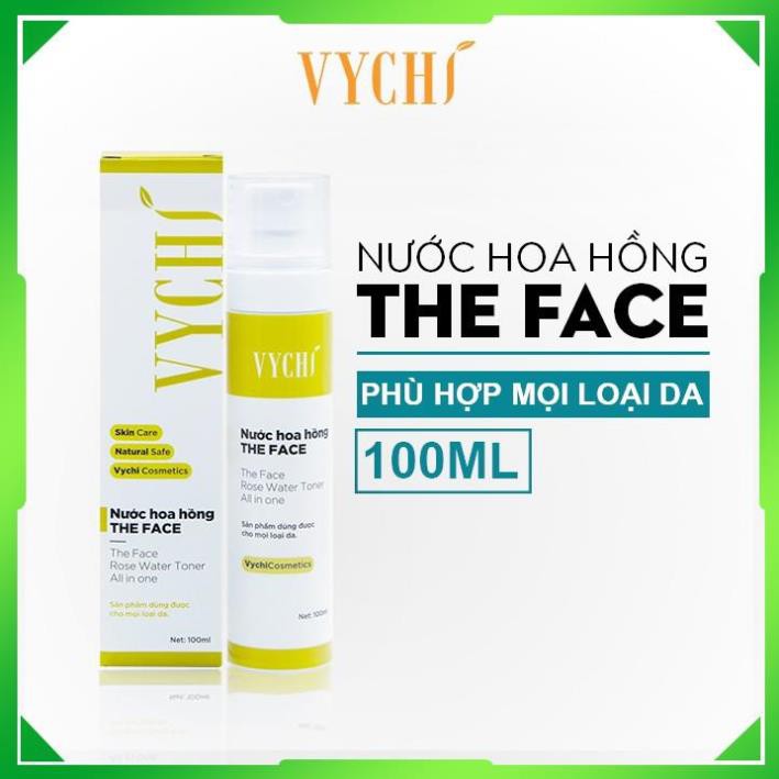 Nước hoa hồng se khít lỗ chân lông phù hợp với da mụn chiết xuất thiên nhiên lành tính - The Face