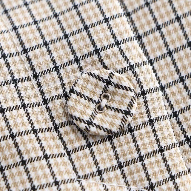 [Quynhmai2204]Chân váy cotton kẻ caro đắp vạt phối túi hàng xuất dư | BigBuy360 - bigbuy360.vn