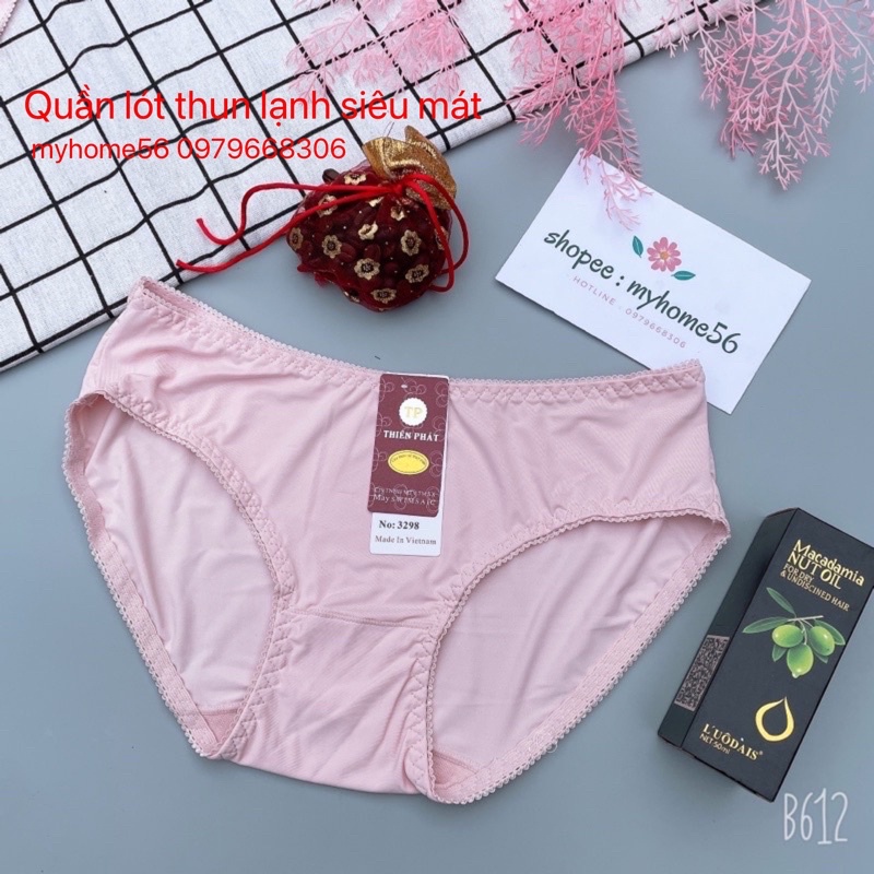 Quần lót thun lạnh siêu mát size L(48-60kg) 3298