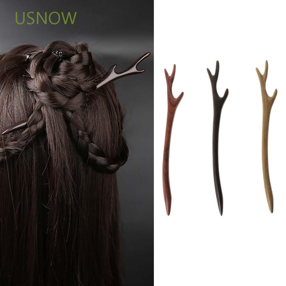 Trâm cài tóc gỗ phong cách cổ điển thanh lịch thời trang dành cho nữ