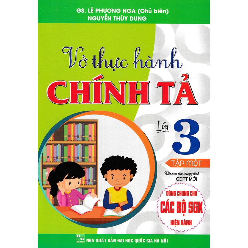 Sách - Combo Vở Thực Hành Chính Tả Lớp 3 (Bộ 2 Cuốn) (Dùng Chung Cho Các Bộ SGK Hiện Hành)