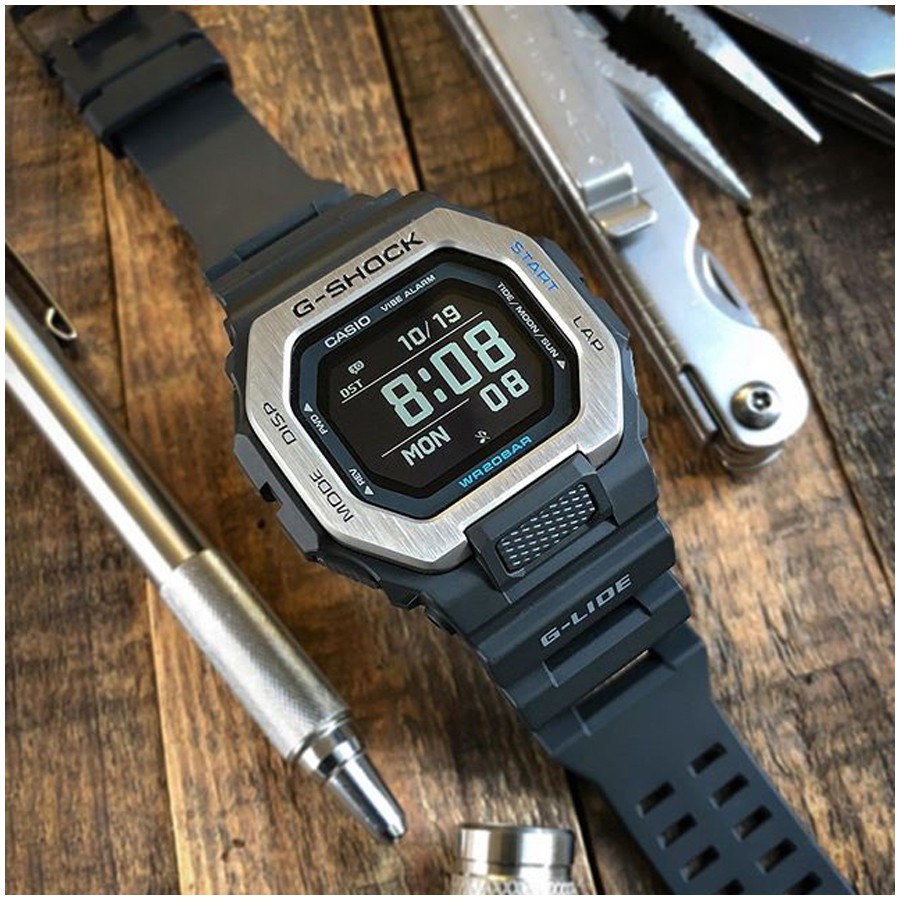 Đồng Hồ Nam Casio G-Shock Glide GBX-100-1D Chính Hãng - Dây Nhựa | G-Shock GBX-100-1DR Bluetooth