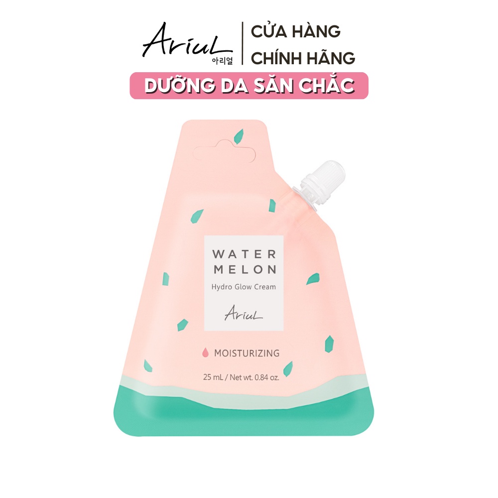 [HSD T2/2024] Kem Dưỡng ARIUL Làm Dịu Và Cấp Ẩm Chiết Xuất Dưa Hấu Watermelon Hydro Glow Cream (25ml)