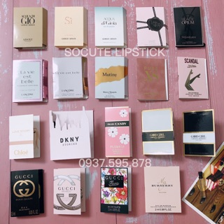 Vial Sample Mẫu Thử Nước Hoa Mini Gucci - Valentino - Altier Cologne