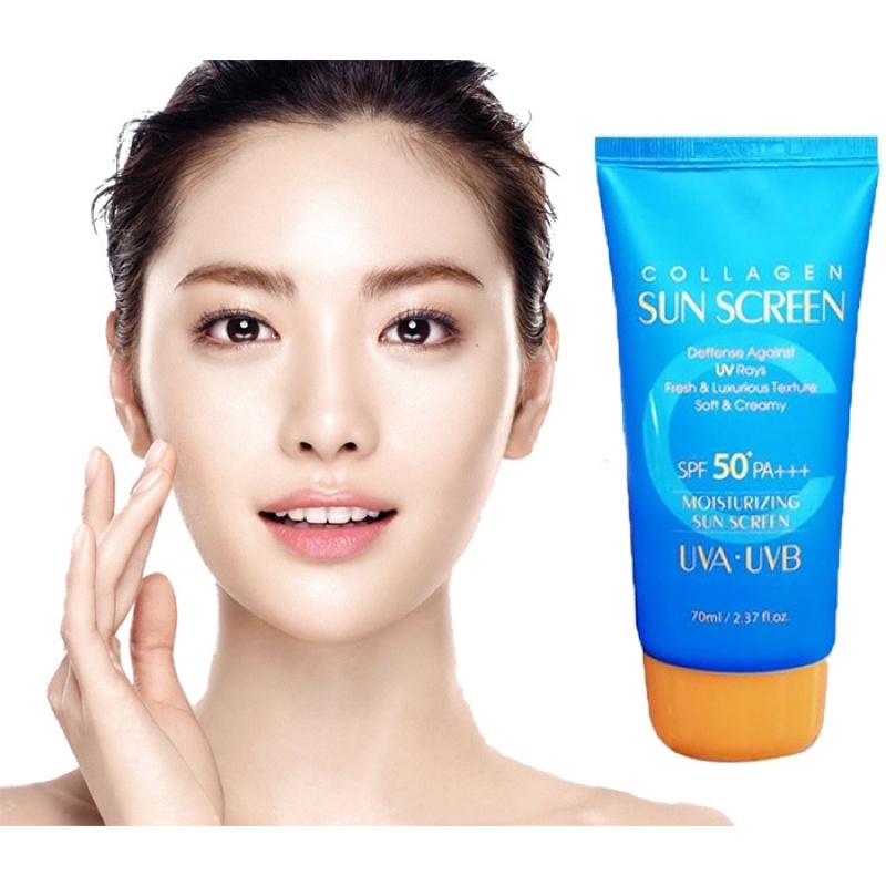 Kem Chống Nắng Collagen Sun Screen 3W Clinic 75ml