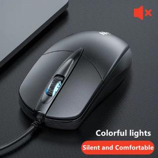 Chuột máy tính có dây dgt kết nối USB đèn LED nhiều màu sắc