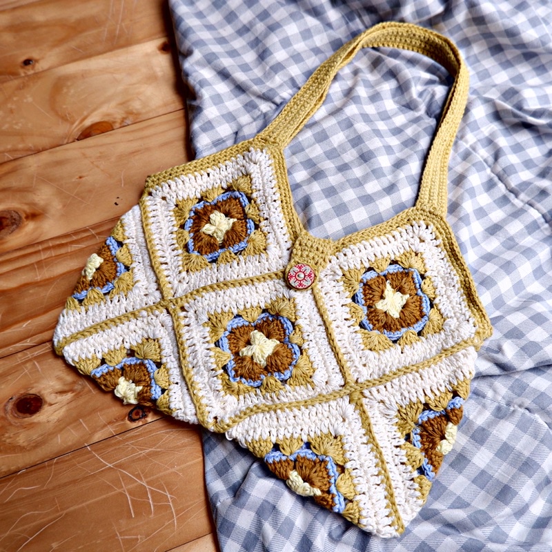TÚI MÓC LEN  Túi móc len, hàng thủ công, handmade, thiết kế