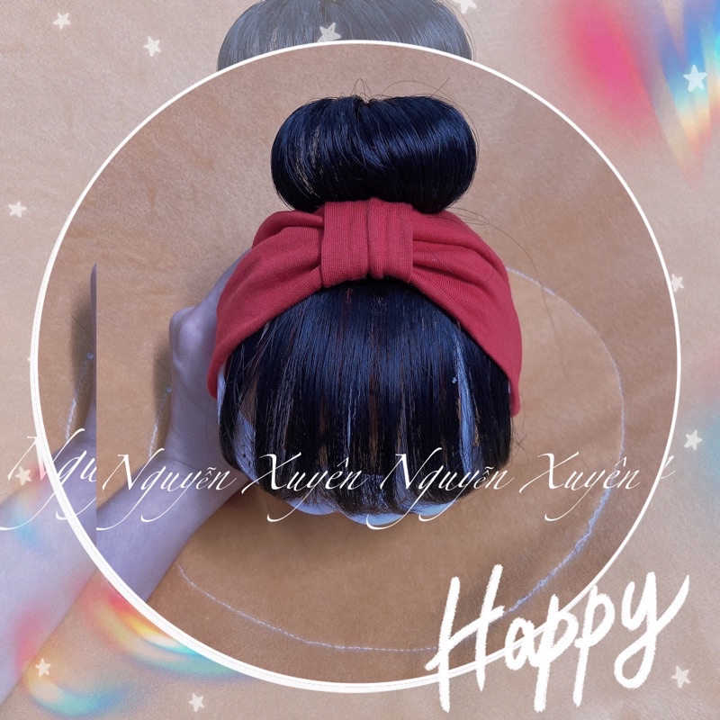 Tóc xoăn ngoạm/ xù cho bé gái