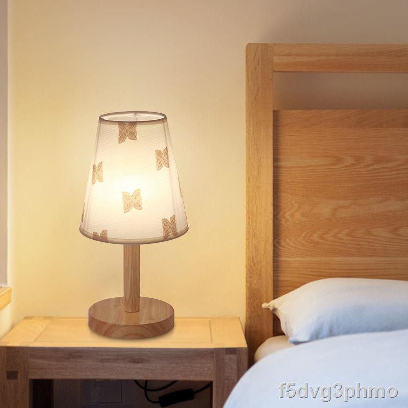 phong cách Bắc Âu đèn bàn quà tặng phòng ngủ đầu giường đăng nhập vải ký túc xá nghiên cứu bảo vệ mắt hiện đại