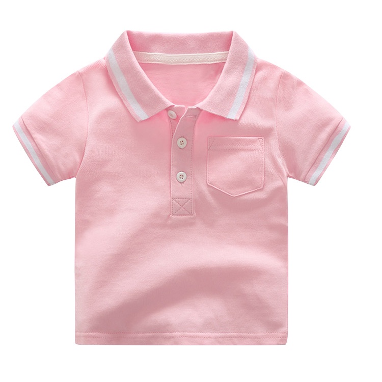 ÁO POLO COTTON BÉ TRAI 11-30KG BASIC