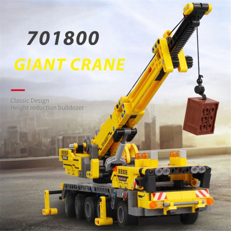 Bộ đồ chơi lắp ráp mô hình Technic xe Sembo 701800 Lắp Ráp Mô Hình Cầu trục xây dựng