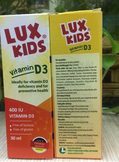 LUXKIDS D3 nhập khẩu từ ĐỨC
