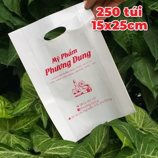[ IN TẠI XƯỞNG ] In túi 15x25cm chất túi PE in 1 màu 1 mặt 250 túi