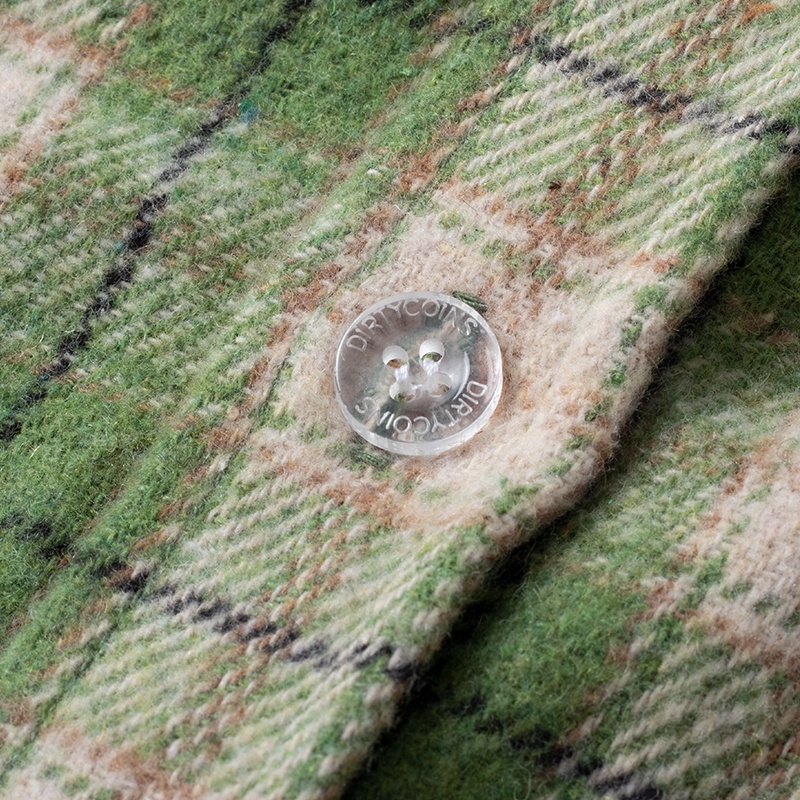Áo Dico Love Flannel Jacket - Green