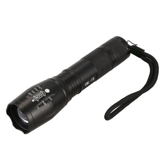 LED Rechargeable Flashlight T6 18650 Battery Camping Powerful(TYPE A)