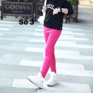 Quần legging bé gái co giãn 4 chiều