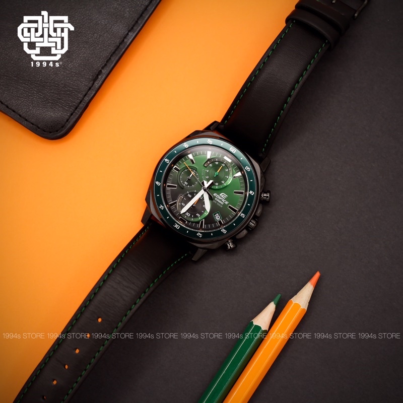 Đồng hồ nam Casio EDIFICE EFV-600CL-3A dây da thật chính hãng