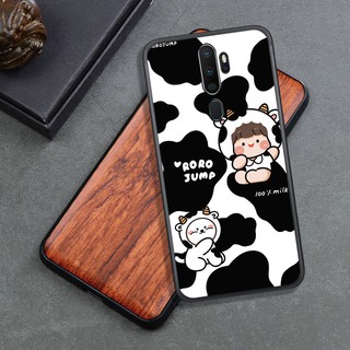ỐP LƯNG  OPPO A5 2020/A9 2020 ,   IN HÌNH BÒ SỮA SIÊU ĐÁNG YÊU VÀ NGỘ NGHĨNH.