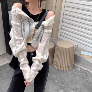 ( CÓ ẢNH THẬT ) Áo khoác cardigan croptop