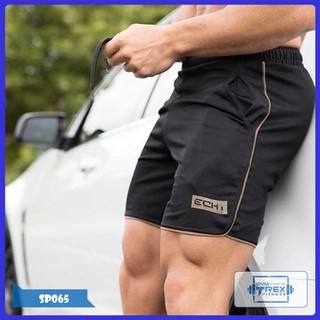 Quần đùi tập gym nam echt sp065, quần short thể thao nam - gym trex