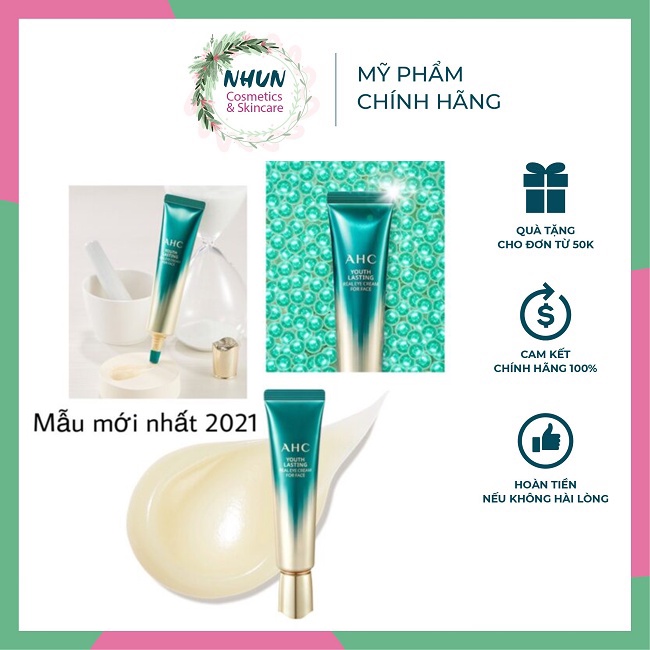 Kem Mắt AHC Time Rewind Real Eye Cream For Face 2021 (Nhungshika)
