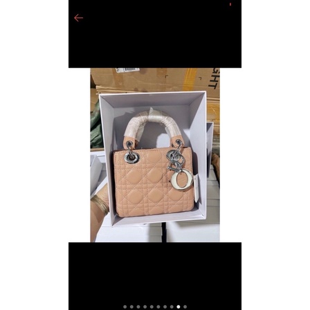 Túi Dio 3 ô khoá bạc fullbox