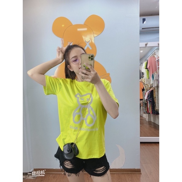 Áo phông nữ, áo thu nữ form rộng phản quang chất cotton thái cực mát tay lỡ năng động | BigBuy360 - bigbuy360.vn