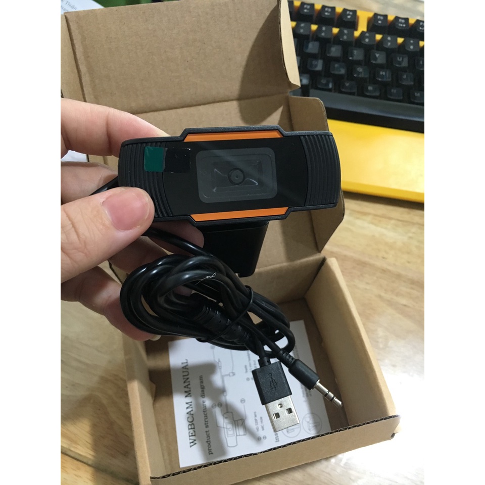 Webcam máy tính, Webcam full HD 1080P / 720p Có Mic khử tiếng ồn chuyên dụng cho Livestream, Học và Làm việc Online | BigBuy360 - bigbuy360.vn