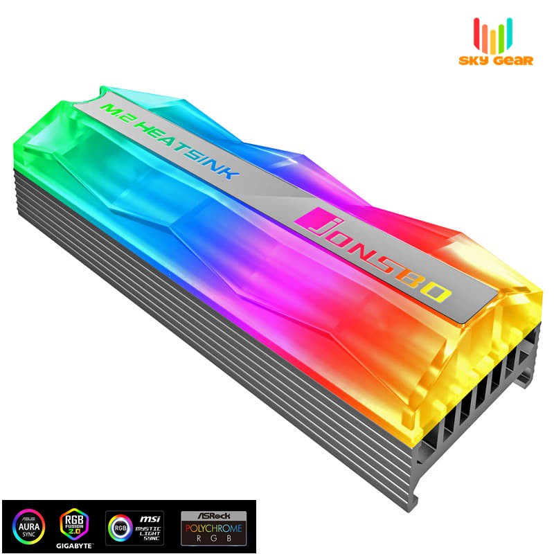 Tản nhiệt SSD M2 2280 Jonsbo V2 ARGB