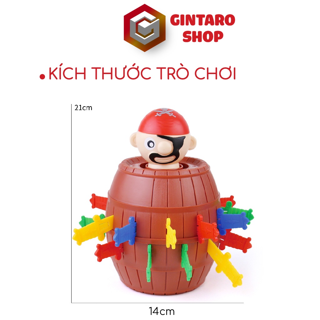 Combo đâm hải tặc và khám răng cá sấu size lớn nhất dành cho bé và gia đình giải trí GINTARO SHOP