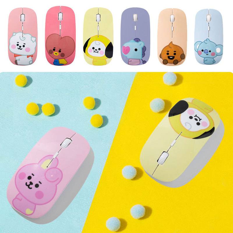 Chuột Bluetooth BT21 Dễ Thương Cho Laptop