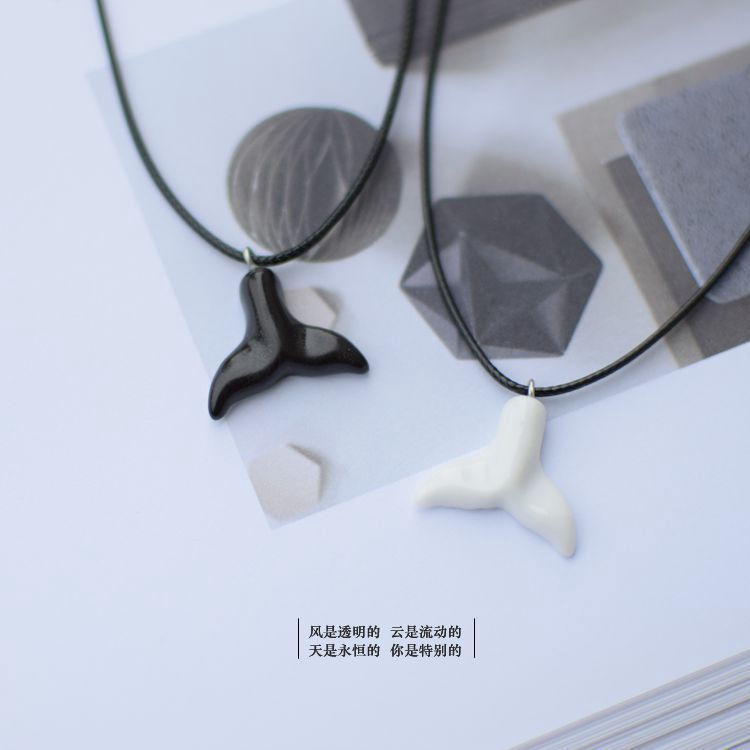 Dây Chuyền Mặt Hình Đuôi Cá Dễ Thương Cho Nữ