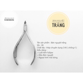 • | kềm bán nguyệt trắng | •