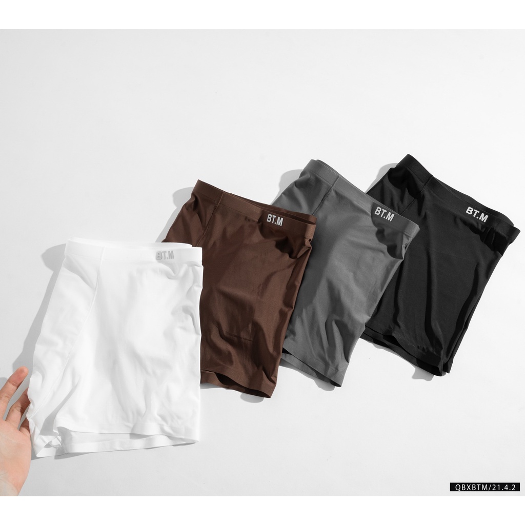 Quần lót boxer nam, quần sịp đùi nam chất liệu thun lụa sữa lạnh siêu mịn mát 2142