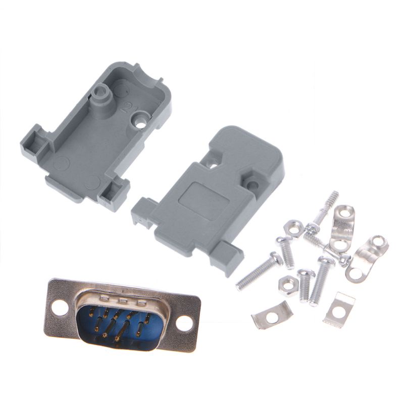 Set 5 Đầu Nối Phích Cắm D-Sub 9Pin RS232 Serial DB9 Cho w / for G