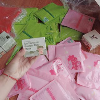 Combo Mặt nạ sakura và mặt nạ sủi bọt