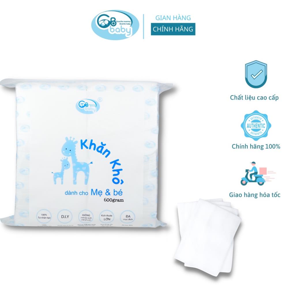 Khăn vải khô đa năng Gb baby cho mẹ bé bịch 300g 600g