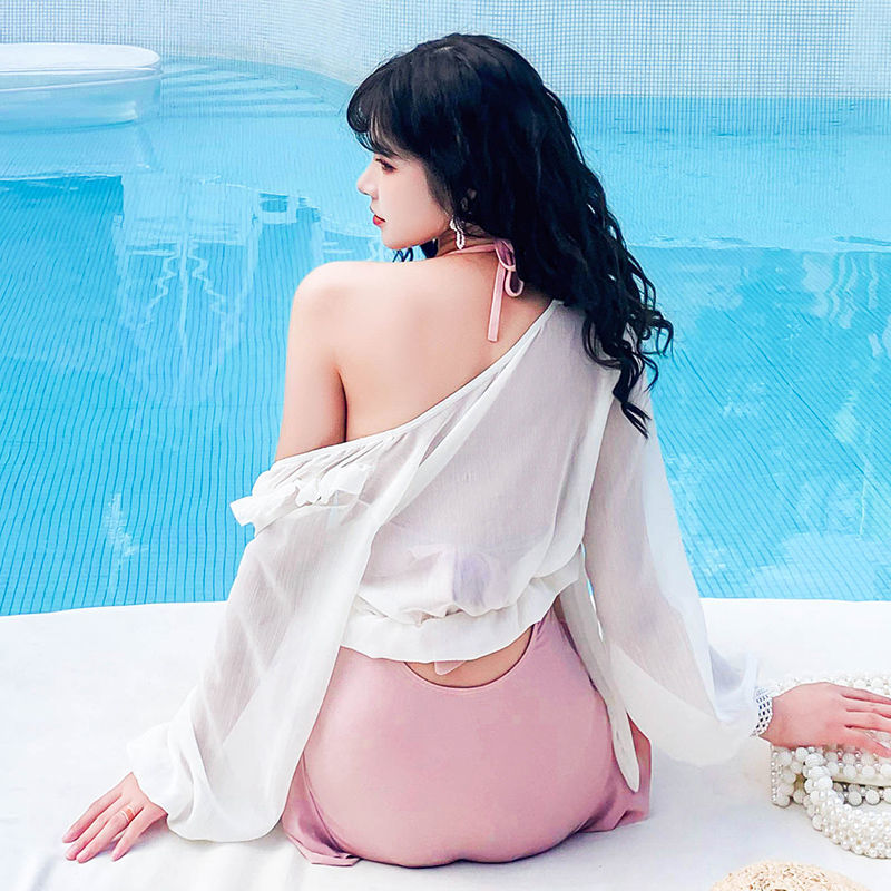 Women's Swimsuit Covering Belly Thin Fairy Style One-Piece Korean StyleinsSuper Fairy New Women's Swimsuit High-Profile Figure Sexy | BigBuy360 - bigbuy360.vn