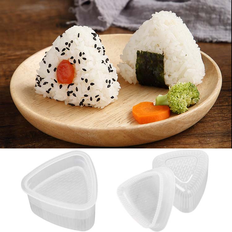 Set 2 khuôn làm cơm nắm hình tam giác tiện dụng
