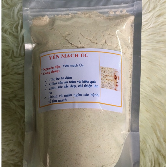 BỘT YẾN MẠCH NGUYÊN CHẤT 250g tặng CỌ ĐẮP MẶT NẠ