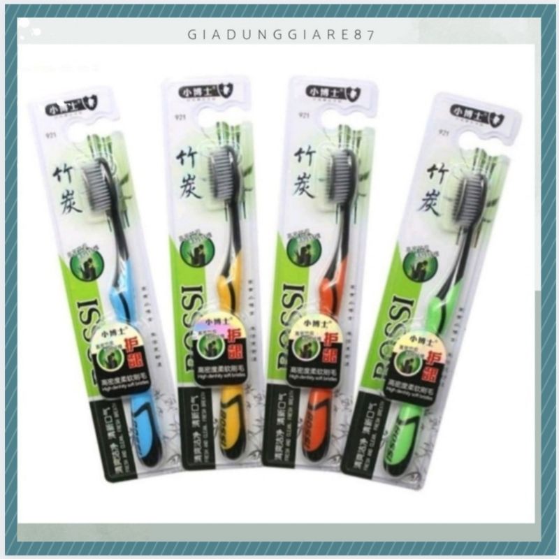 Bàn chải đánh răng,bàn chải than tre hoạt tính Boss Hàn Quốc,an toàn cho sức khỏe