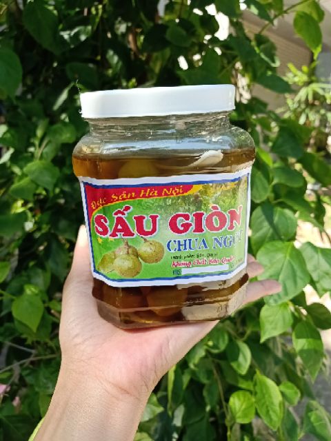 Sấu giòn ngâm đường hộp 1kg cả nước