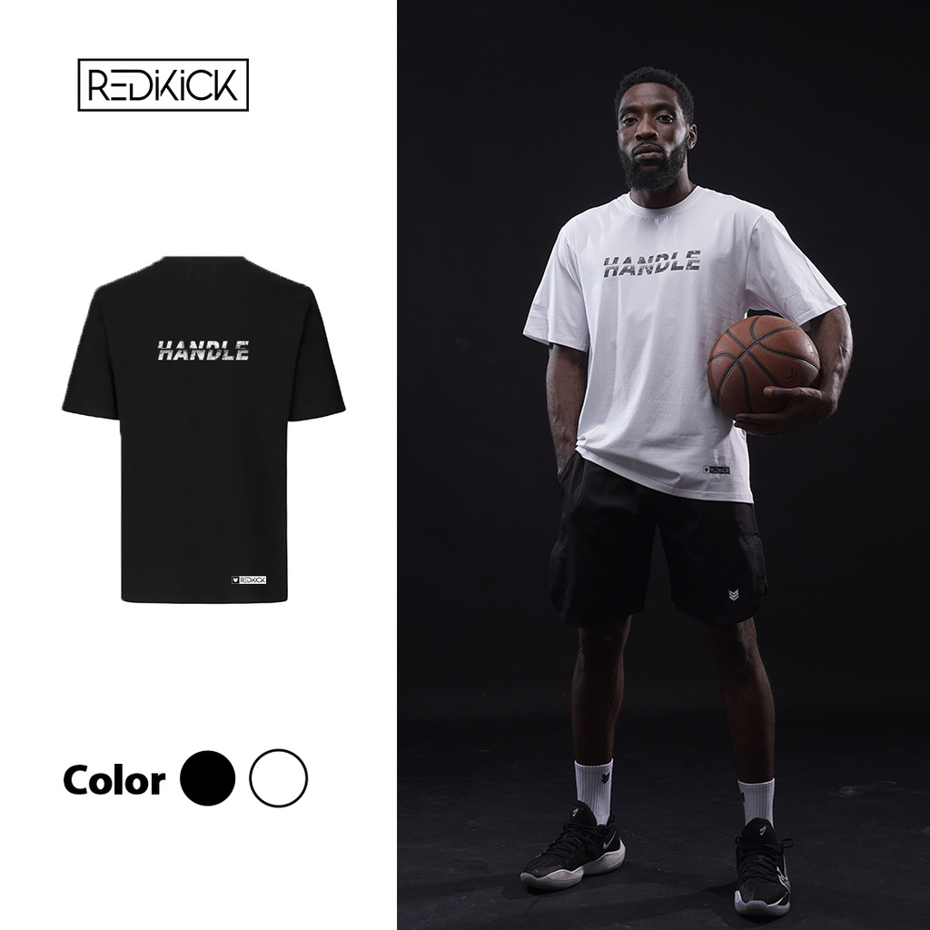 Áo thun thể thao Cotton 4 chiều Redikick HANDLE thoáng mát thấm hút mồ hôi co dãn chơi Bóng Rổ Bóng Chuyền Tennis Chạy B